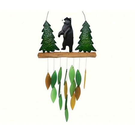 GIFT ESSENTIALS Tall Bear Wind Chime GEBLUEG524